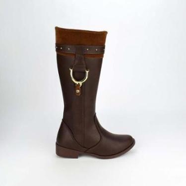 Imagem de Bota Montaria Infantil Feminina Kidy Cano Alto Ma-Feminino