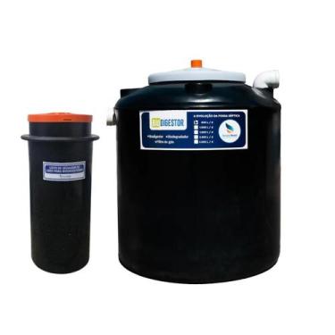 Imagem de Kit Fossa Séptica Biodigestora + Leito de Secagem 600L/dia - Sanear Br