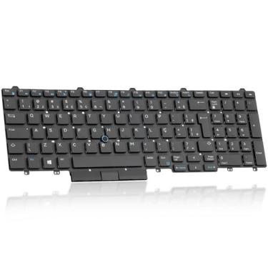 Imagem de Teclado para Notebook Dell Precision 7510 - BestBattery, Preto