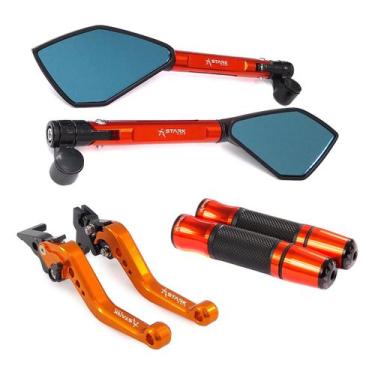 Imagem de Manete Manopla Retrovisor Z250sl Z125 Ninja 250 300 Versys - Stark Rac