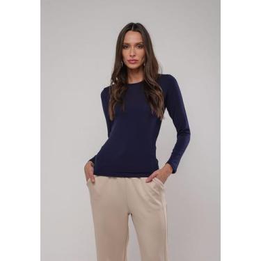 Imagem de Blusa Térmica Manga Longa Segunda Pele Marinho Salvatore, Azul marinho