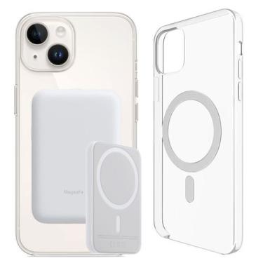 Imagem de Power Bank Carregador Portátil 5000mAh iPhone14, 14 Pro e Max com Capa