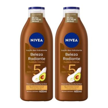 Imagem de Kit Loção Deo Hidratante Nivea Beleza Radiante Cuidado Intenso 2 Unida