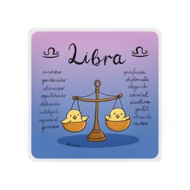 Imagem de Mini Luminária Box Signos Libra USB TPC com Fita de LED 5W Bivolt e Cabo USB com Interr...