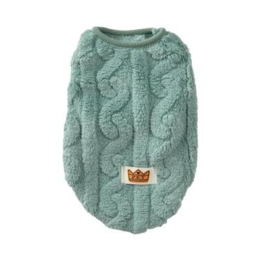 Imagem de Colete De Fleece Quente E Macio Para Cães E Gatos, Sem Mangas, Ideal P