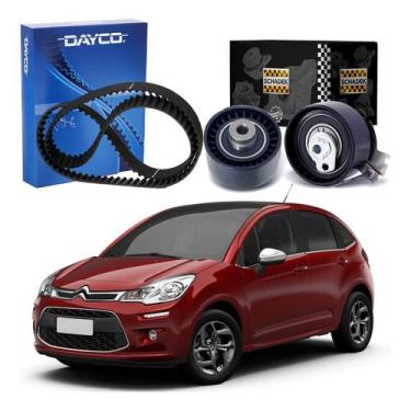 Imagem de Kit Correia Dentada Tensor Citroën C3 1.6 16v 2013 A 2019 - Dayco