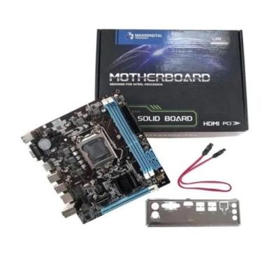 Imagem de Placa Mãe Lga 1155 H61 Ddr3 16gb Hdmi I3 I5 I7 2ª 3ª Geração - First O