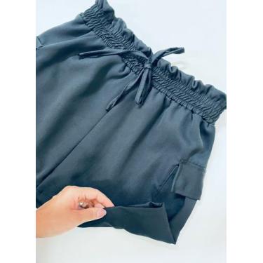 Imagem de Saia cargo Saia feminina Saia bolsos laterais Mini saia cargo - Espaço