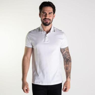 Imagem de Camisa Polo Aramis 4 Frisos Branca, P