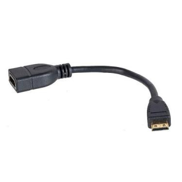 Imagem de Cabo Adaptador Mini HDMI Macho para HDMI Fêmea 30cm - ws