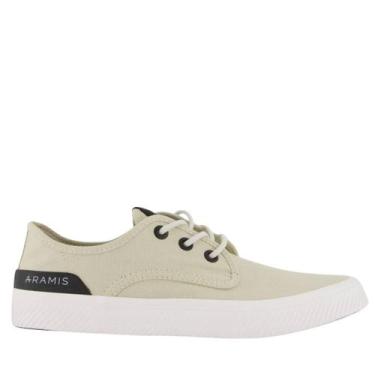 Imagem de Tênis Masculino Aramis Daily Docks Canva Arm049, Areia, 38