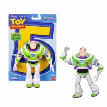 Imagem de Boneco Articulado Buzz Lightyear Toy Story 5 Disney Pixar 18cm - Matte
