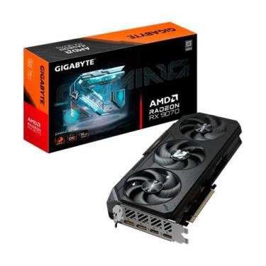 Imagem de Placa de Vídeo Gigabyte RX 9070 Gaming AMD Radeon, 16GB, GDDR6, RGB, P