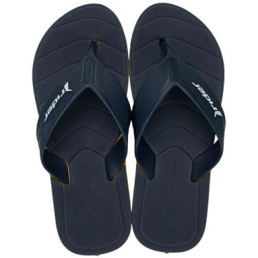 Imagem de Chinelo Masculino Leveza Resistência Estilo Pulse Rider, Amarelo, Azul