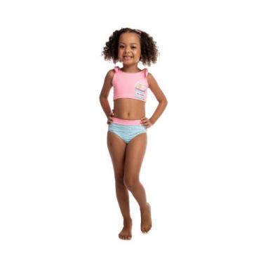 Imagem de Biquini Infantil Menina By Gus Lycra Ref 6713, 1, Rosa, Chiclete