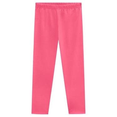 Imagem de Legging Infantil Menina de Cotton Básico Cores 1 ao 16 Kyly, 12, Pink