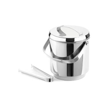 Imagem de Balde de gelo Inox com tampa pinça e container removivel 2,3L Forma 80
