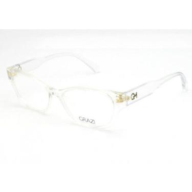 Imagem de Armação Óculos De Grau Feminino Grazi Massafera GZ3138 N197 52, Branco