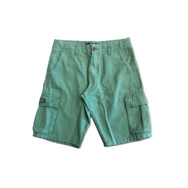 Imagem de Bermuda Masculina Maresia Cargo Sport Color 0591, Verde, 36