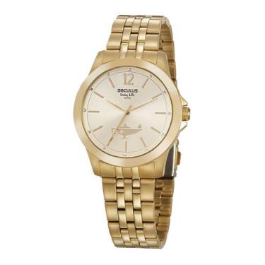 Imagem de Relógio Seculus Feminino Enfermagem Dourado 20943LPSKDS1 ***