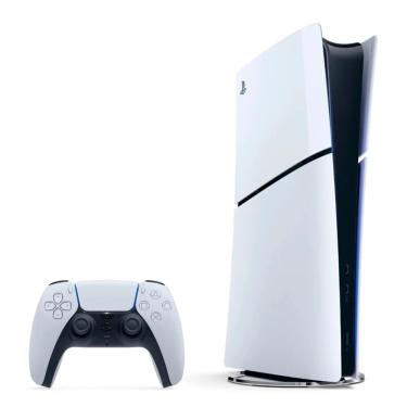 Imagem de Console Playstation 5 Edição Digital Sony 825GB SSD com Controle Dualsense 4K HDR Ray Tracing Bivolt Branco