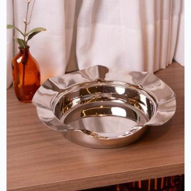 Imagem de Centro de Mesa Wolff Bonbon 34cm x 8,4cm Zamac Niquelado