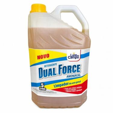 Imagem de Detergente Amoniacal Dual Force 5L - Limpeza Pesada e Desengordurante 