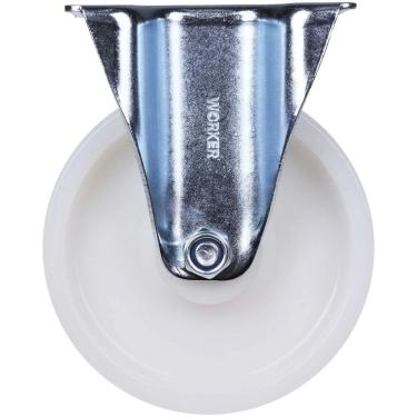Imagem de Rodízio de Nylon Fixo 361704 com Capa de Aço Zincado 100MM Bivolt Worker