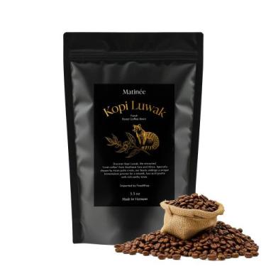 Imagem de Café MATINÉE Kopi Luwak em Grãos Inteiros Torra Média 100g