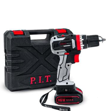 Imagem de Furadeira e parafusadeira a bateria brushless 16v pid03002-16m2/l - PI