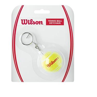 Imagem de Wilson Sporting Goods Mini chaveiro de bola de tênis, amarelo (WRZ545004)