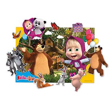 Imagem de KIT DECORATIVO MASHA E O URSO CLASSICA 01 un.