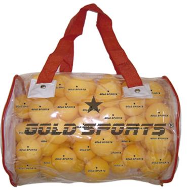 Imagem de Balde c/ 100 Bolas Para Tênis De Mesa 1 estrela - Gold Sports
