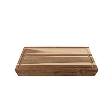 Imagem de Dexas Tábua de corte de madeira de acácia com poço, 12 x 40 cm, número do modelo: 761-45-1