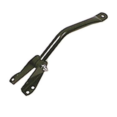 Imagem de Rugged Ridge Kit de braço espelho para porta 11003.01, esquerdo, suporte, preto; Jeep CJ 55-86