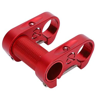 Imagem de 01 02 015 Haste dobrável para bicicleta, elevador de haste, à prova de ferrugem para oficina de reparo de bicicleta, resistente ao desgaste, fácil de instalar (vermelho)
