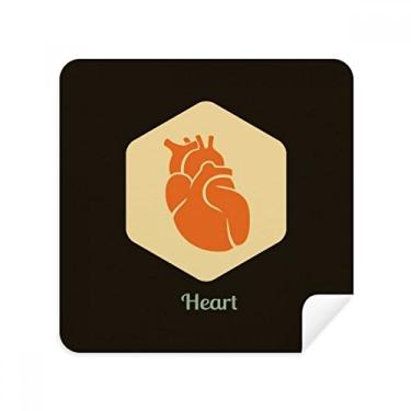 Imagem de Body Organs – Tecido de camurça para óculos de coração – Pacote com 2