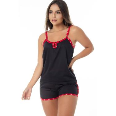 Imagem de Kit com 3 Baby Doll Malha Conforto | Pijama Verão Joice