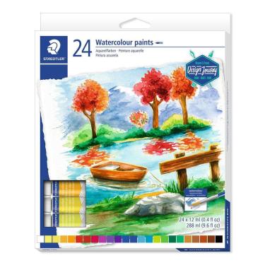 Imagem de Estojo de Tinta Aquarela Staedtler com 24 Cores