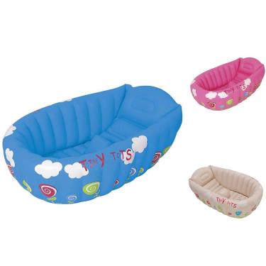 Imagem de Banheira Inflavel Bebe Indica Temperatura Banho Crianca