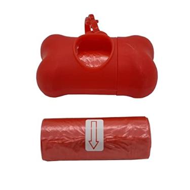 Imagem de Porta Saquinho Com Refil Para Coletar Fezes De Cachorro (Vermelho)