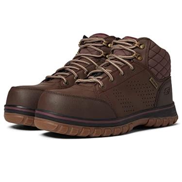 Imagem de Skechers Women's Work McColl Comp Toe Boot, Brown, 8.5
