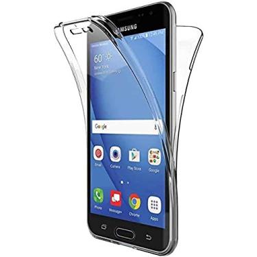 Imagem de iPOMCASE Capa de 360 graus para Samsung Galaxy J3 2016, frente e verso