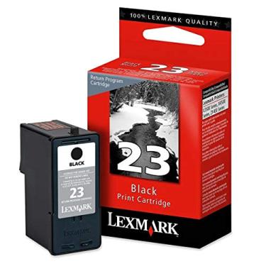 Imagem de Lexmark 23 (18C1523) Cartucho de tinta genuíno OEM preto - Varejo da Lexmark