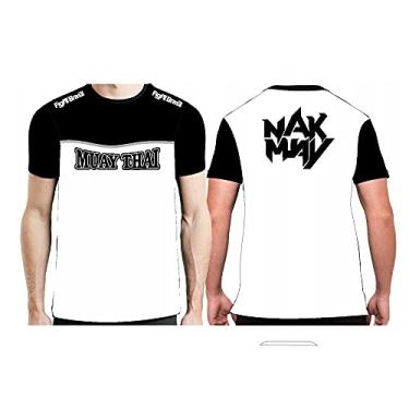 Imagem de Camisa Camiseta Muay Thai Nak Muay - Fb-2074 - Branca - P