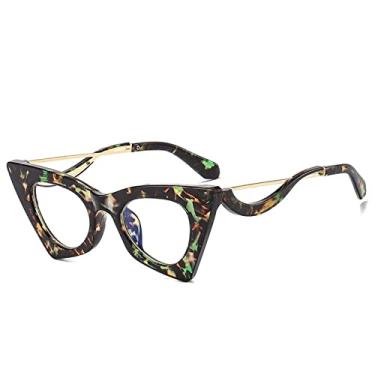 Imagem de Óculos de olho de gato retrô moda para mulheres vintage óculos claros femininos, 3, china