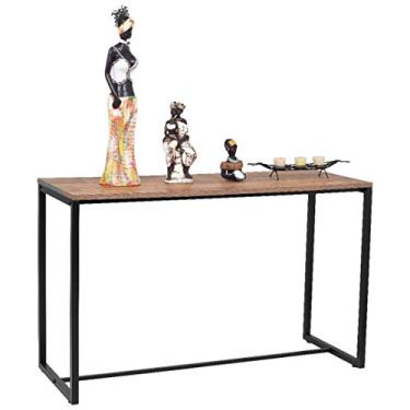 Imagem de Aparador Para Sala De Jantar Estilo Industrial Preto Fosco, MetalCromo, Tamanho único