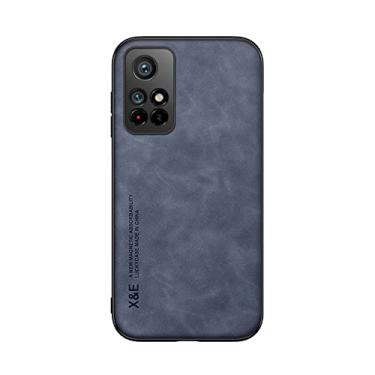 Imagem de Kepuch - Capa para Redmi Note 11 5G(China)/Note 11T 5G,Poco M4 Pro 5G - Case Placa de Metal Embutida - Azul