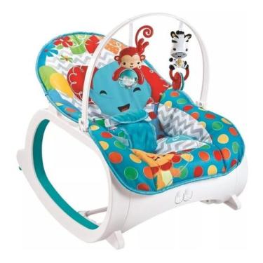 Imagem de Cadeira De Descanso Bebê Safari Azul 18 Kg Color Baby