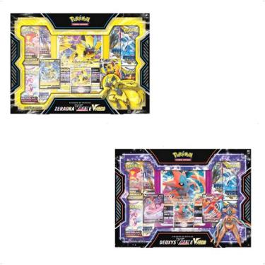 Kit 2 Decks Pokémon Cartas Baralho Batalha Deoxys Zeraora V - R$ 134,69